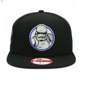 NWT New Era Star Wars Stormtrooper Elite Squad Black Snapback Hat
